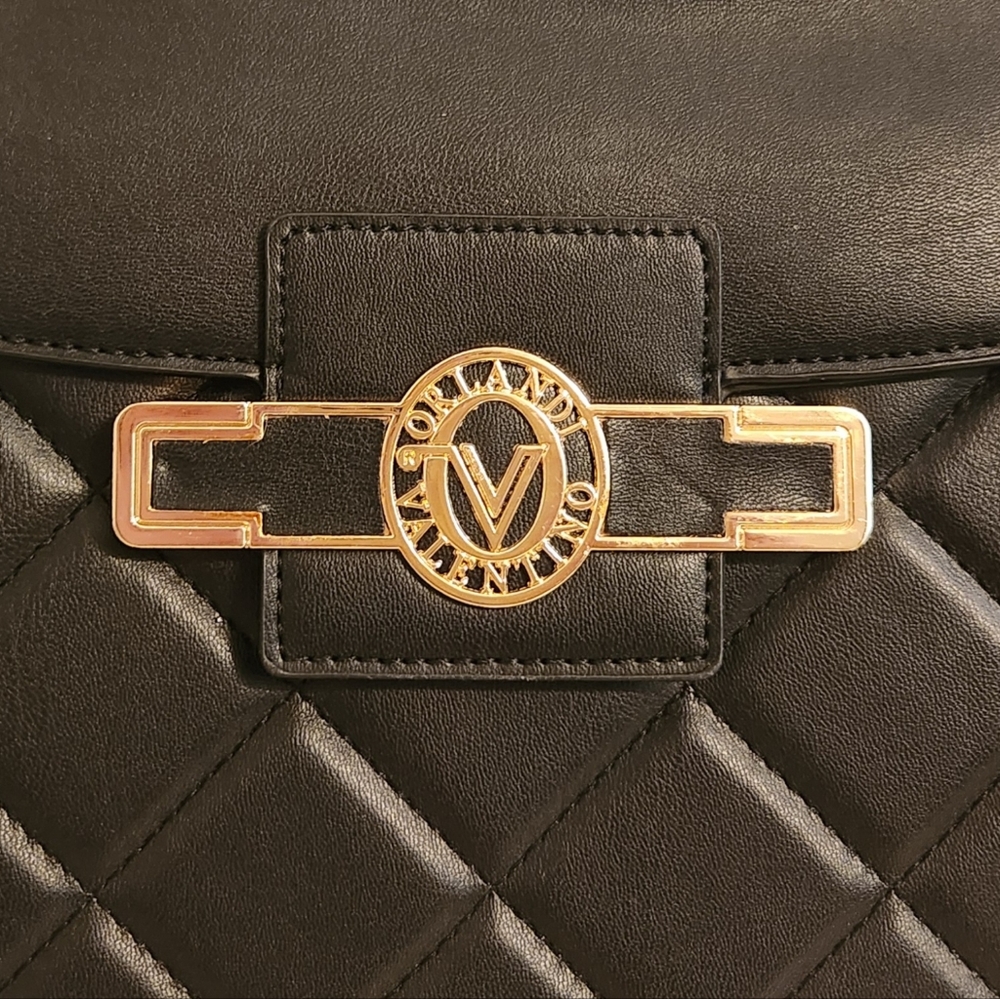 Valentino Orlando Black Bag-Stunning! New With Tags! - Picture 3 of 10
